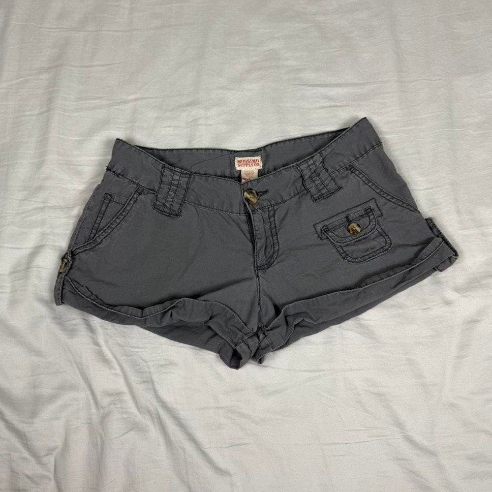 Vintage y2k Mossimo grey mini cargo shorts
